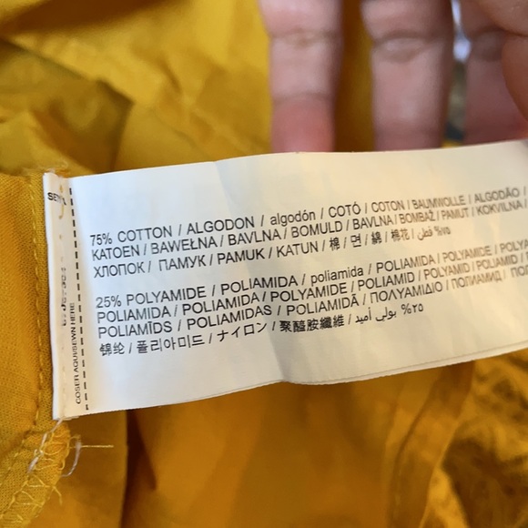 Mango Bohemian Tiered Smock Dress in Mustard - Picture 10 of 13